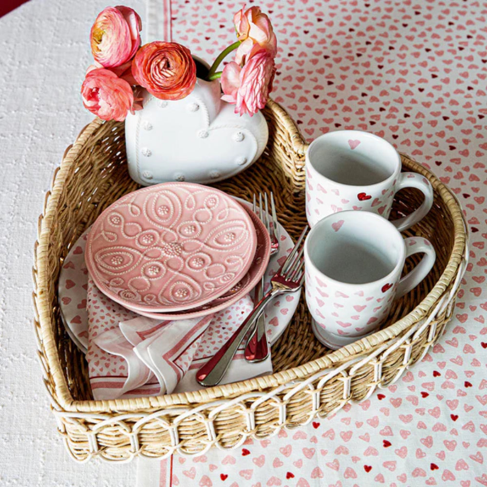 Juliska Provence Rattan 16" Heart Tray