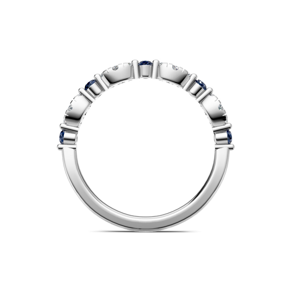14k Sapphire and Diamond Ring