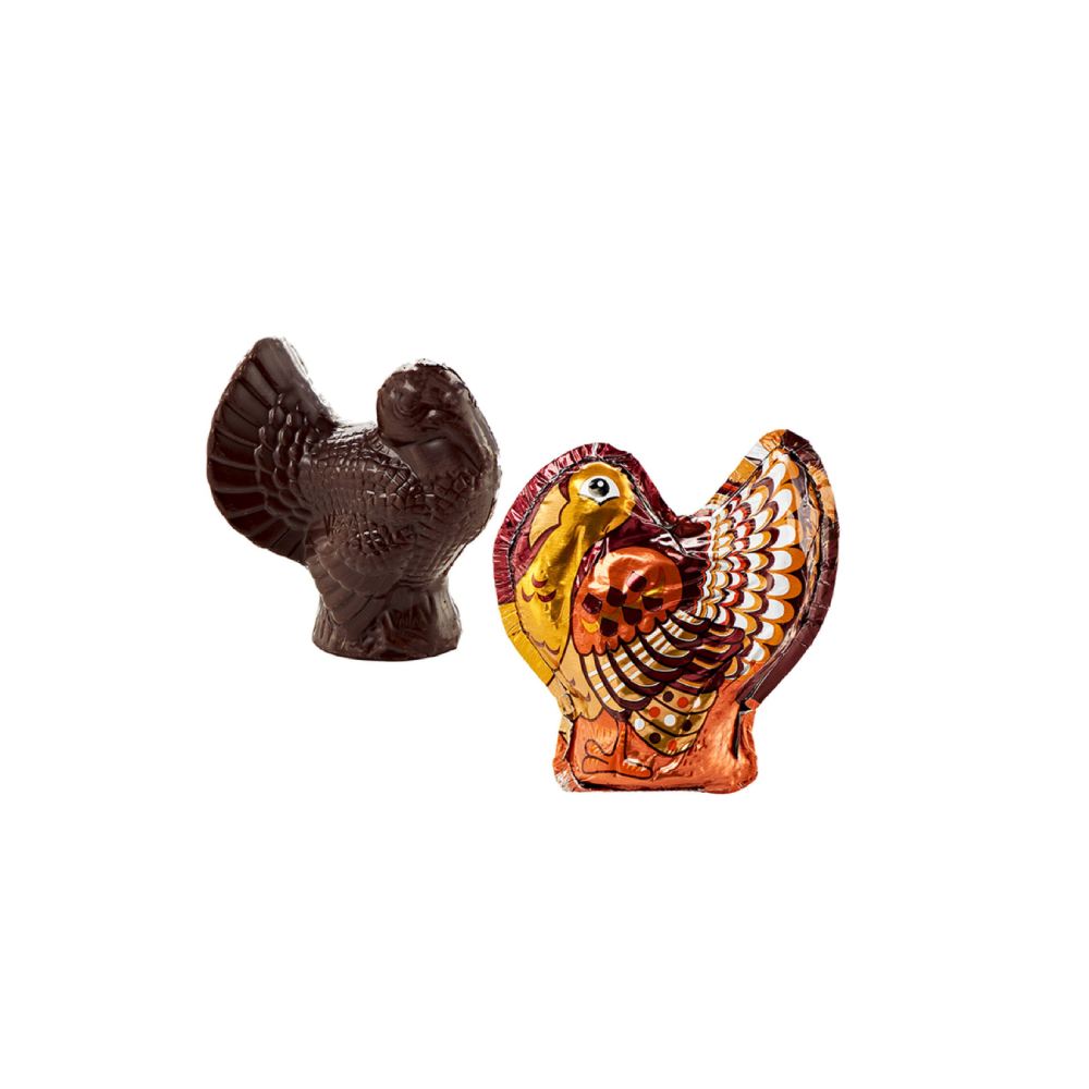 Abdallah Candies 1 oz Foiled Dark Chocolate Turkey