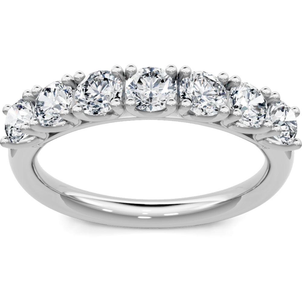 14k Gold Tiara 7 Stone Band