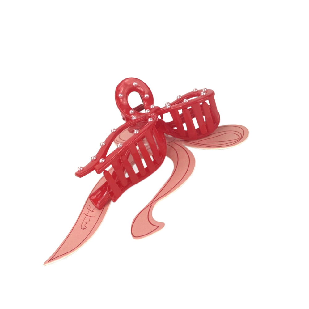 Mud Pie Valentine's Bow Claw Clips