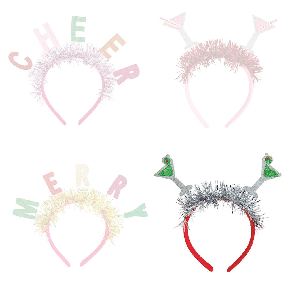 Mud Pie Holiday Felt Headbands