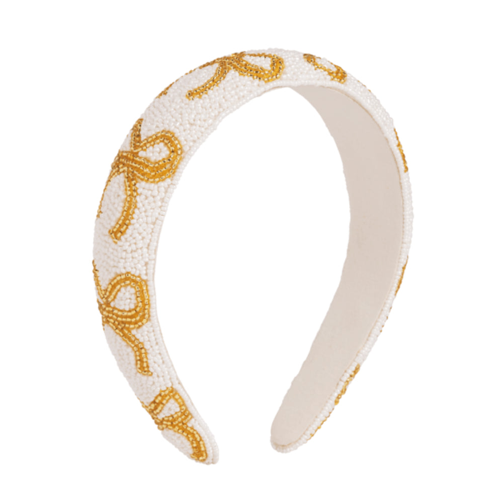 Mud Pie Bow Beaded Headbands