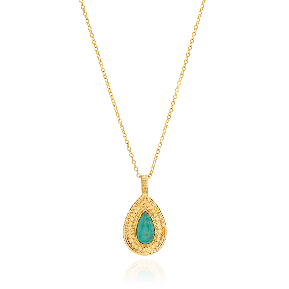 Anna Beck Turquoise Drop Pendant Necklace, Removable – Smyth Jewelers