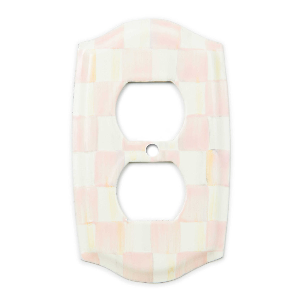 MacKenzie-Childs Rosy Check Switch Plates