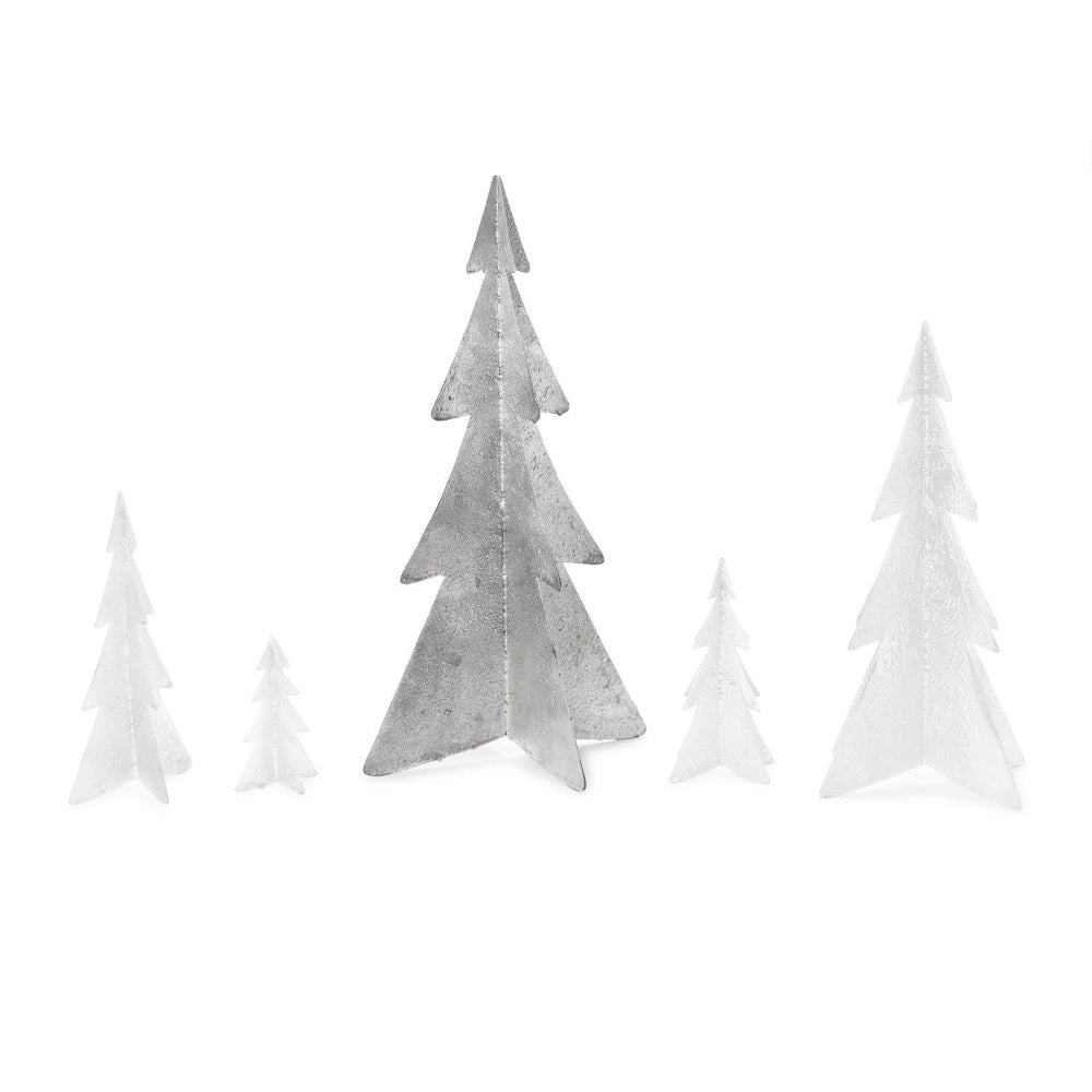 Two's Company Hand-Crafted Silver Trees