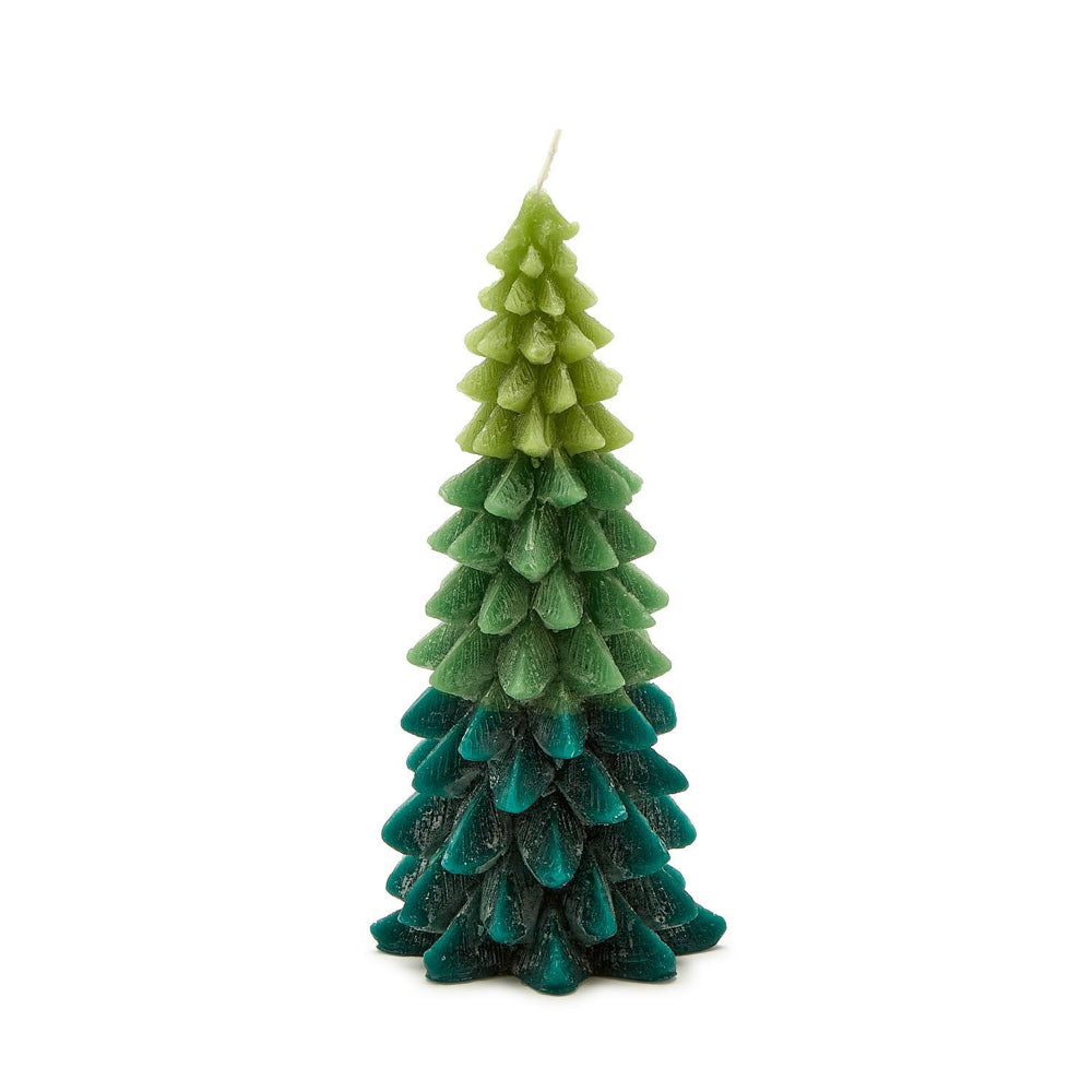 Two's Company Ombré Christmas Tree Candle