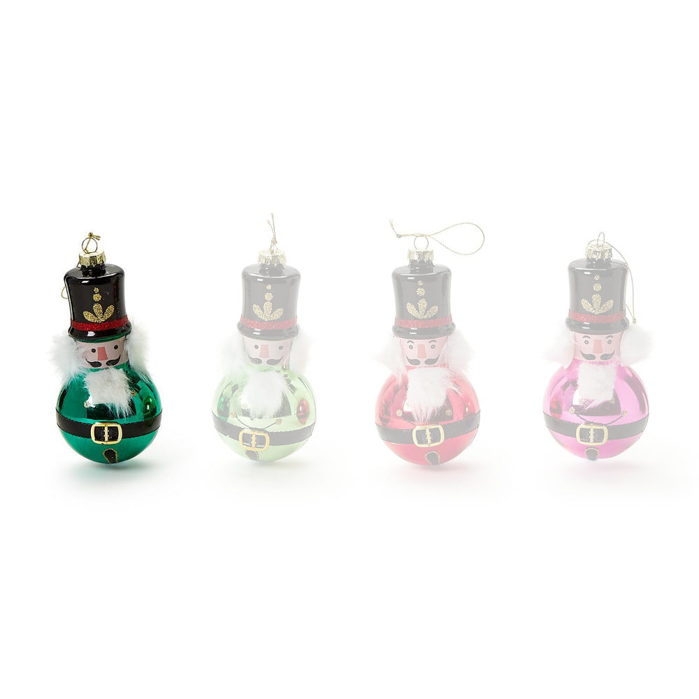 Two's Company Nutcracker Hand-Crafted Ornament