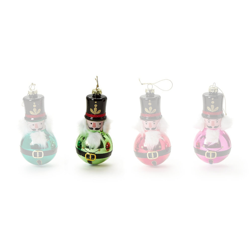 Two's Company Nutcracker Hand-Crafted Ornament