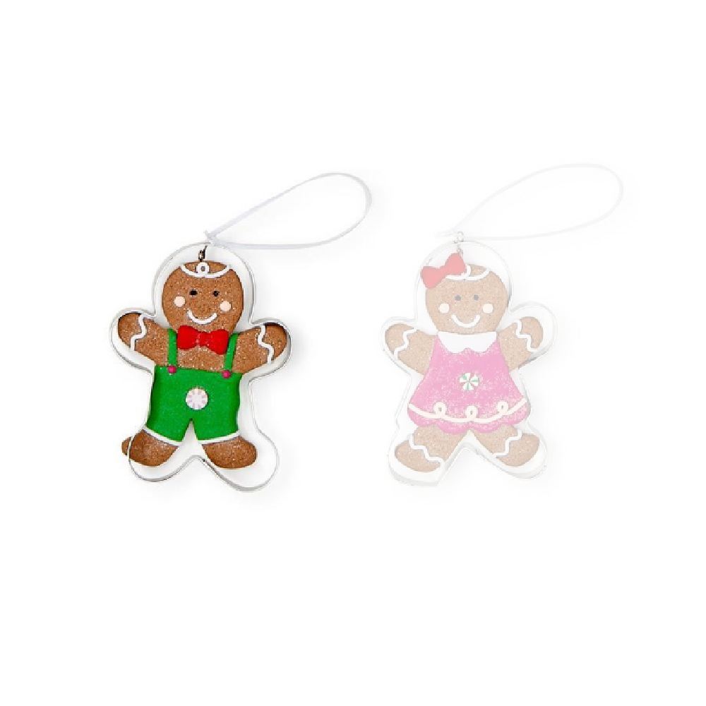 Two's Company Cookies and Cheer Hand-Crafted Gingerbread Ornament-Cookie Cutters