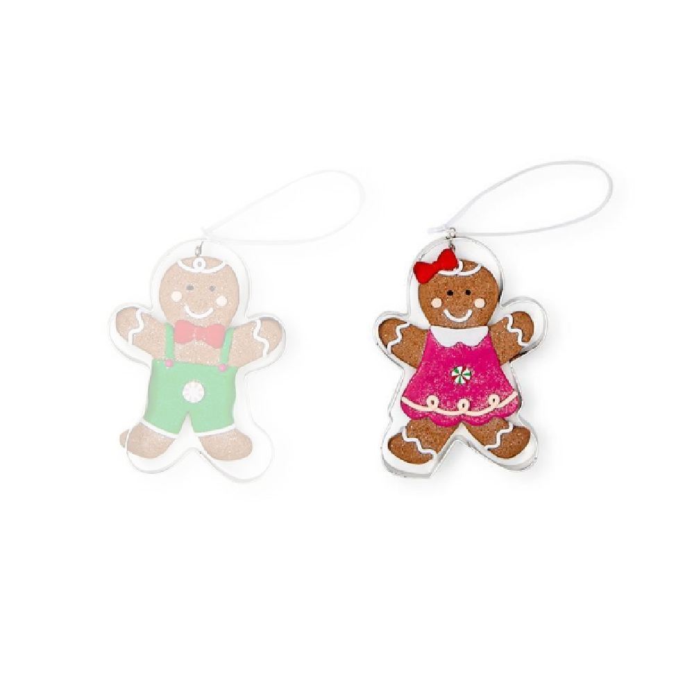 Two's Company Cookies and Cheer Hand-Crafted Gingerbread Ornament-Cookie Cutters