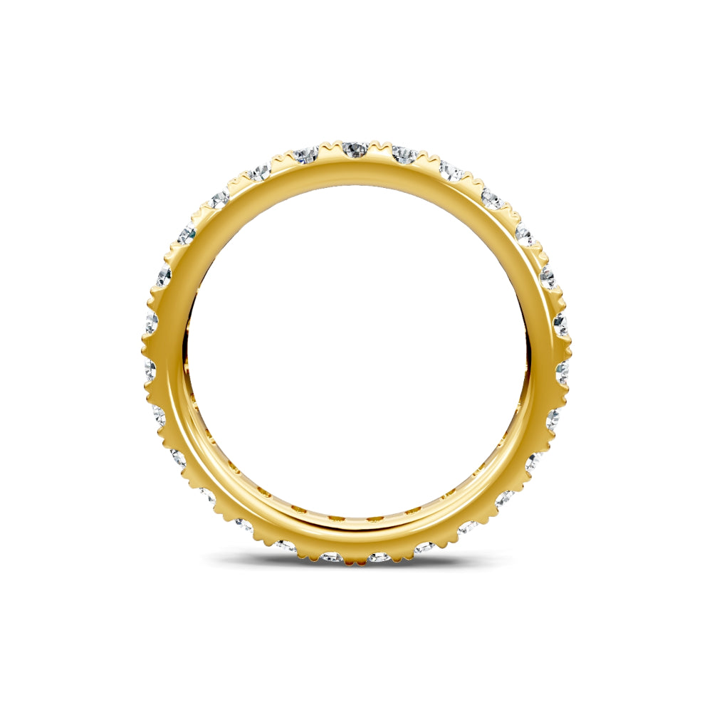 14k Gold Diamond Eternity Band