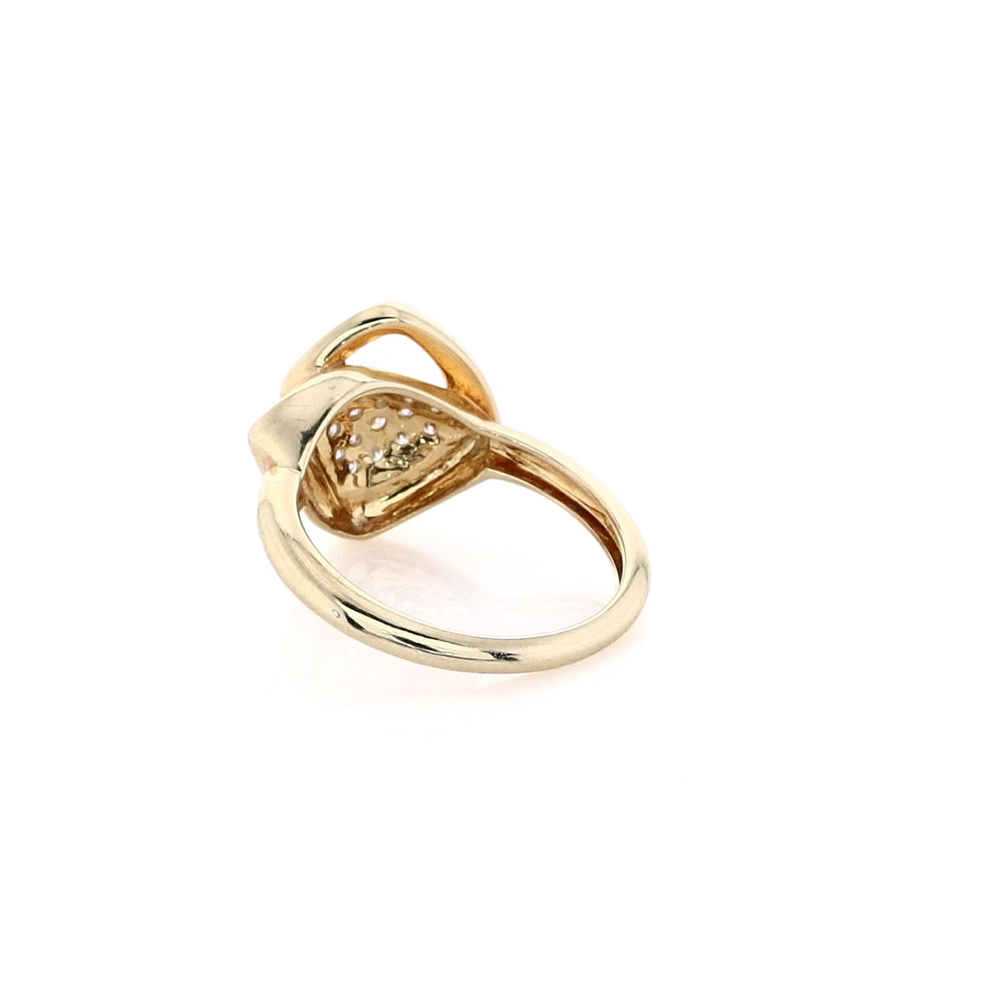 Judith Ripka 14k Selvaggia Ring with Diamonds