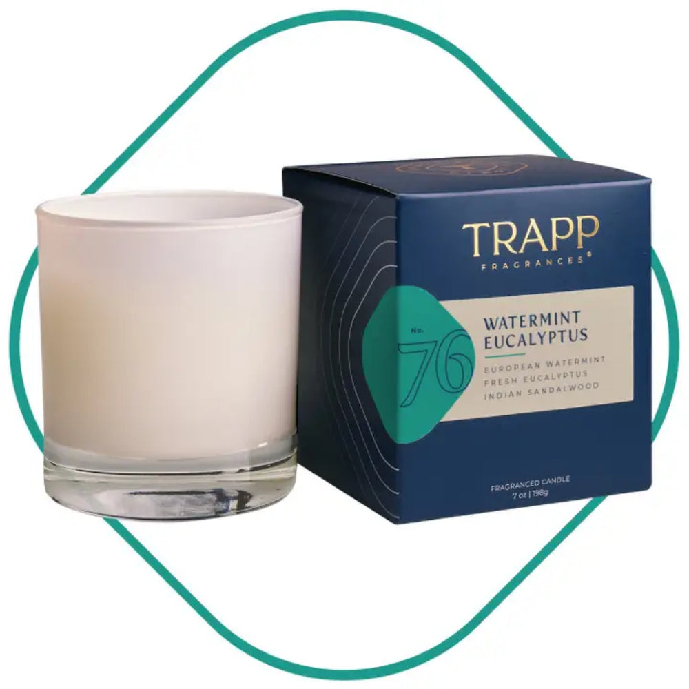 Trapp Fragrances No. 76 Watermint Eucalyptus 7 oz. Candle in Signature Box