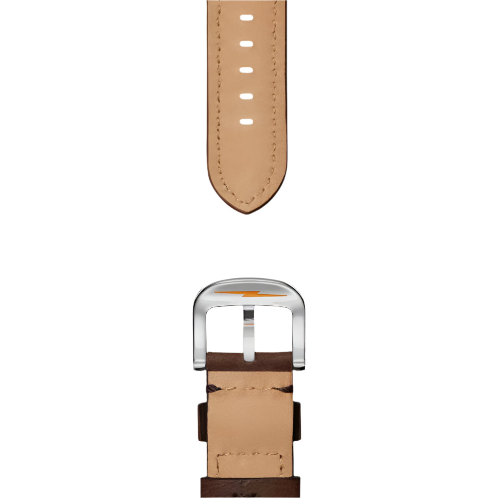 Shinola 22mm Cattail Brown Leather Watch Strap