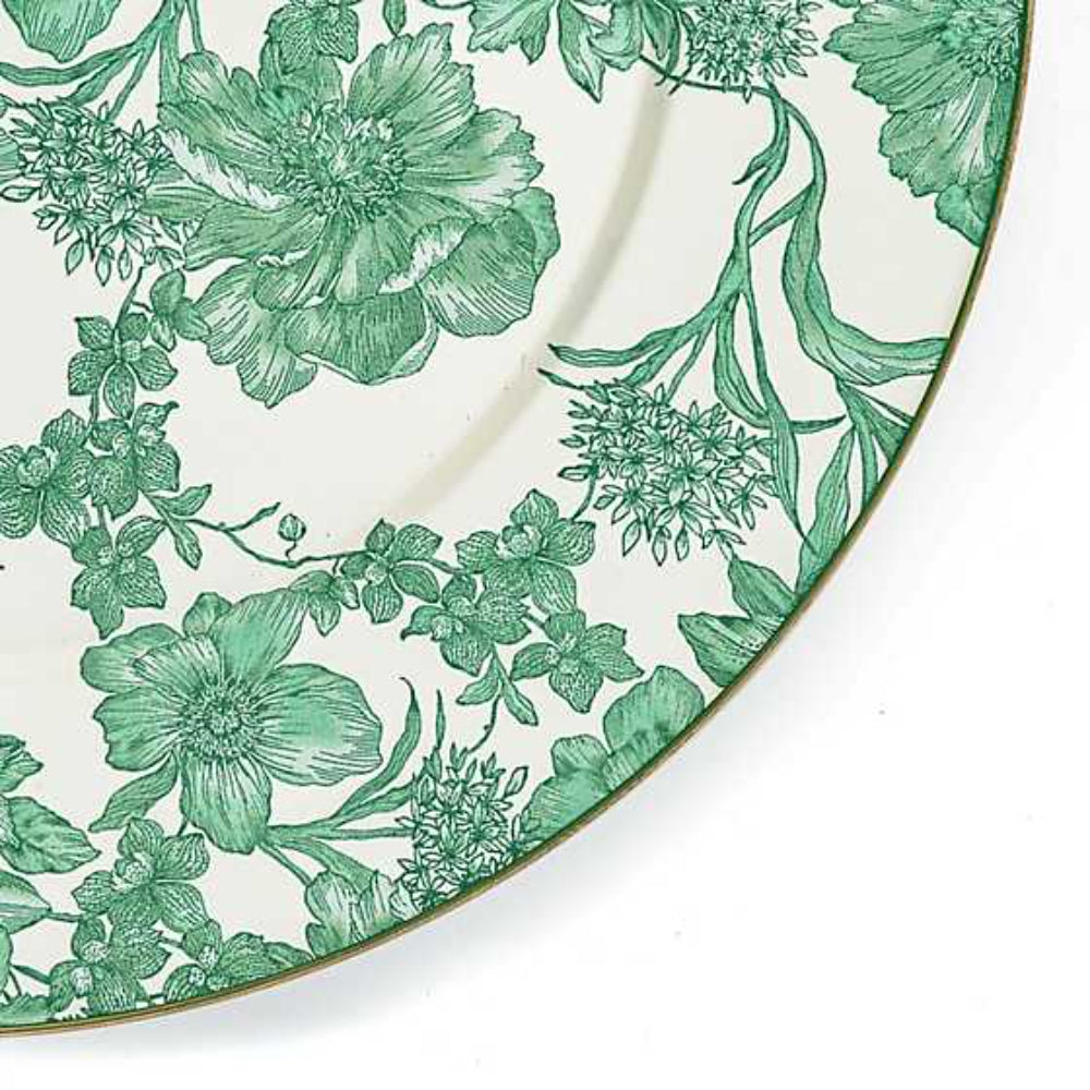 Mackenzie-Childs Emerald English Garden Serving Platter