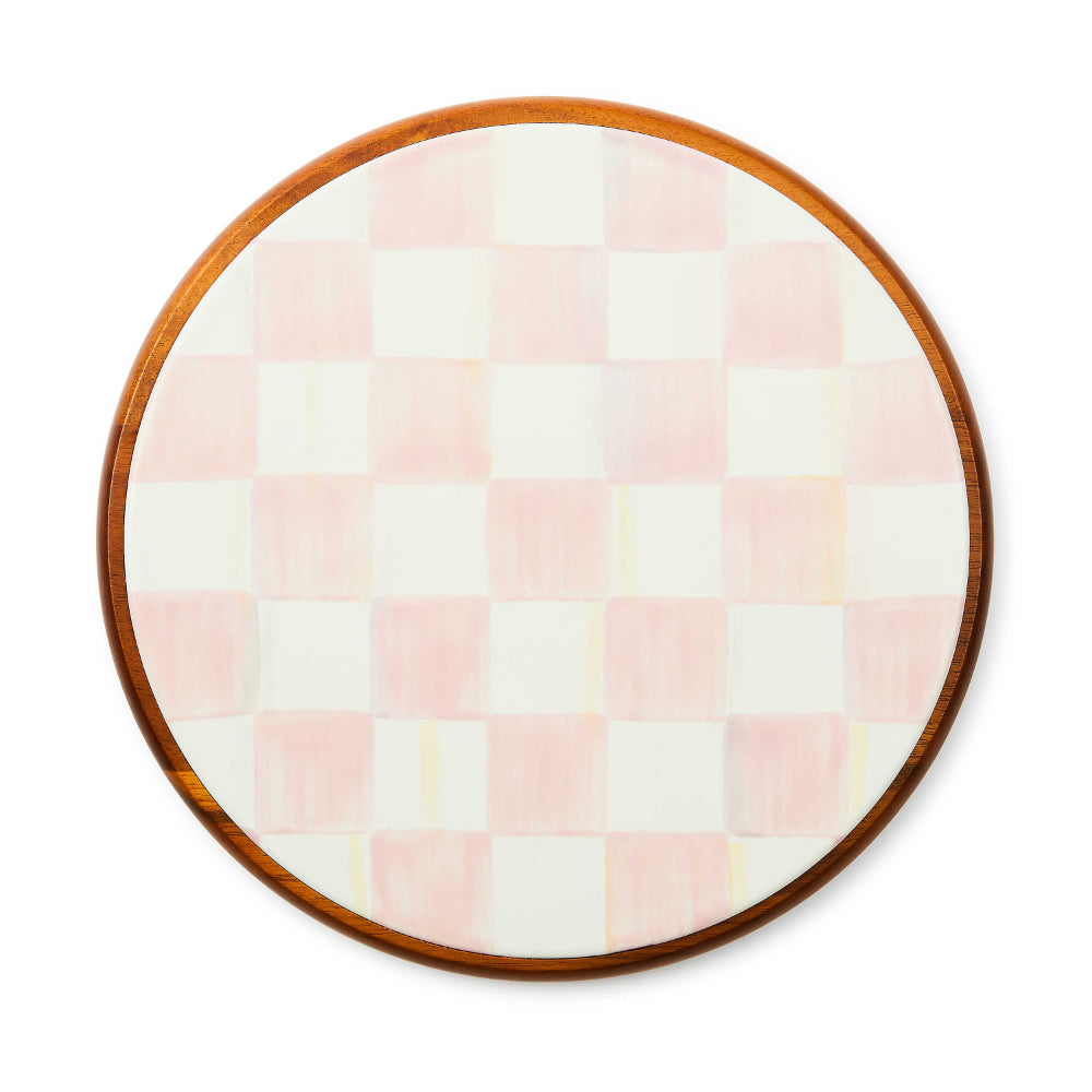 MacKenzie-Childs Rosy Check Large Trivet