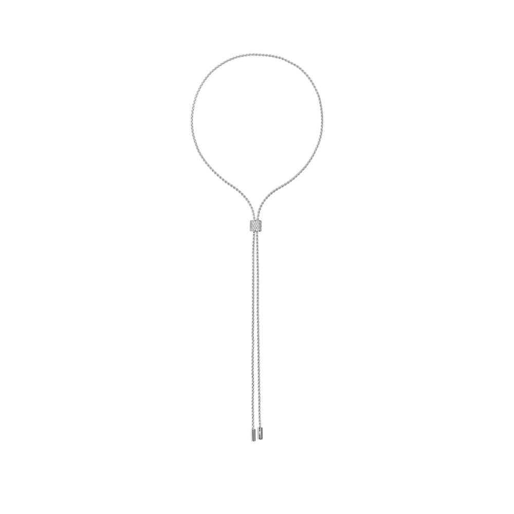 Fope 18k Aria Slider Necklace with Diamond Pavé