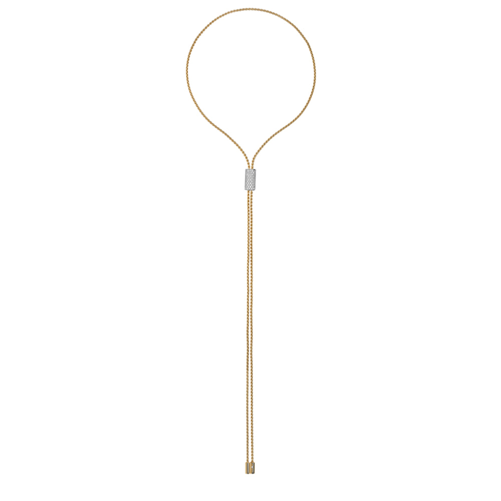 Fope 18k Aria Slider Necklace with Diamond Pavé