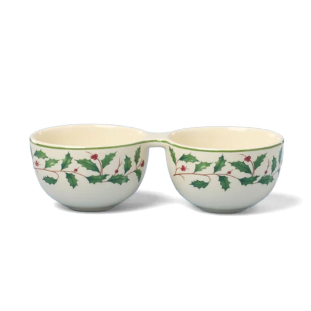 Lenox Holiday Double Dip Bowl