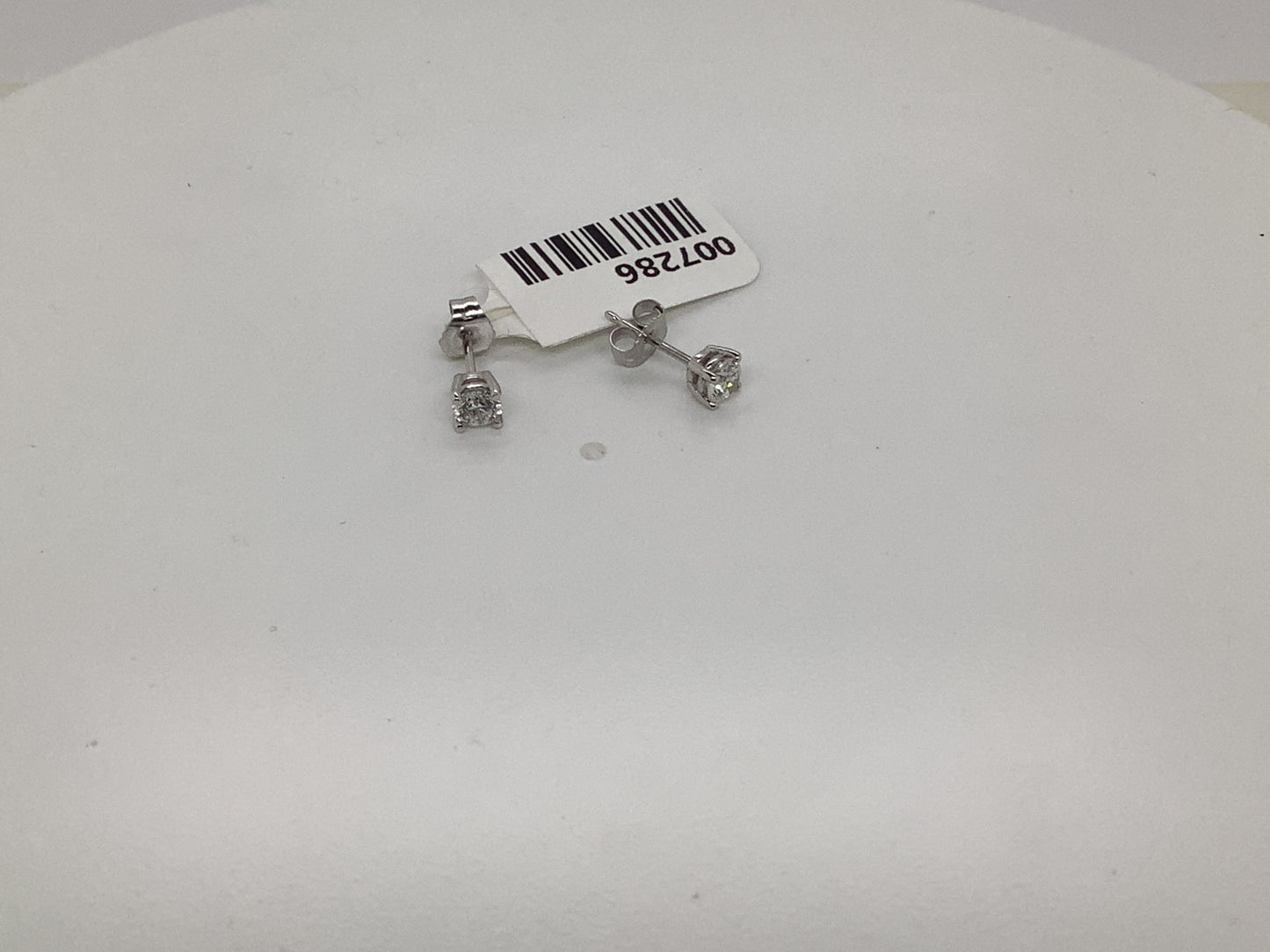 EST 14W Diamond Studs 4 Prong 3/8TW 2RBC GH SI1-I1