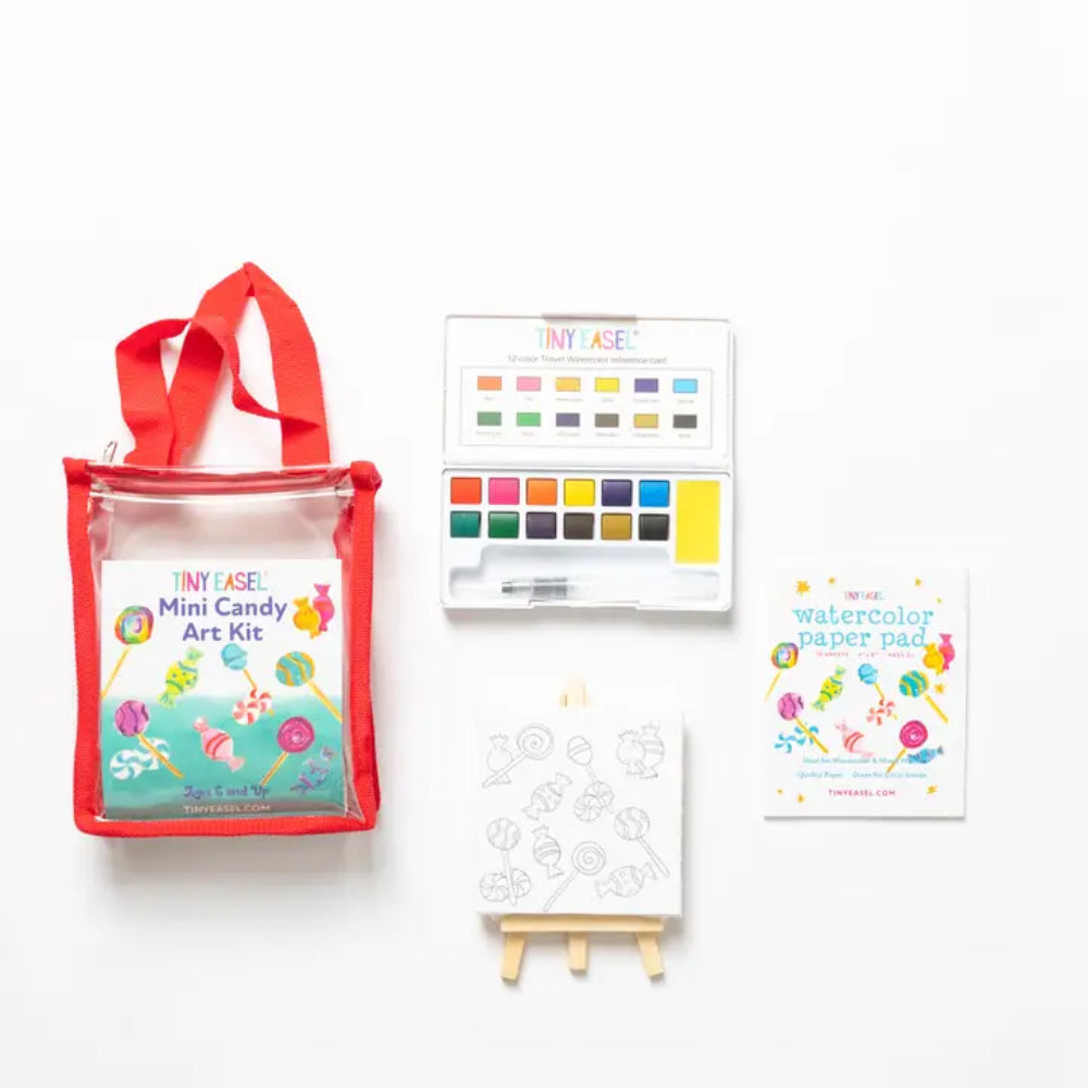 A mini candy art kit on a white background.