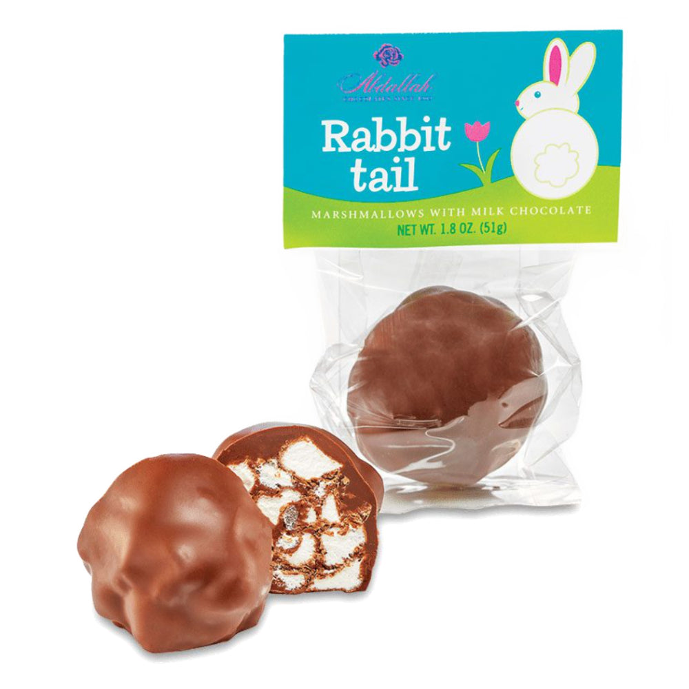 Abdallah Candies 1.8 oz Milk Chocolate Marshmallow Bunny Tail
