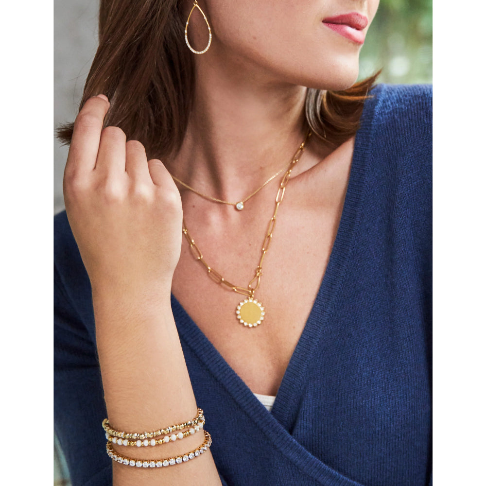 Spartina Little Lighthouse Cubic Zirconia Necklace