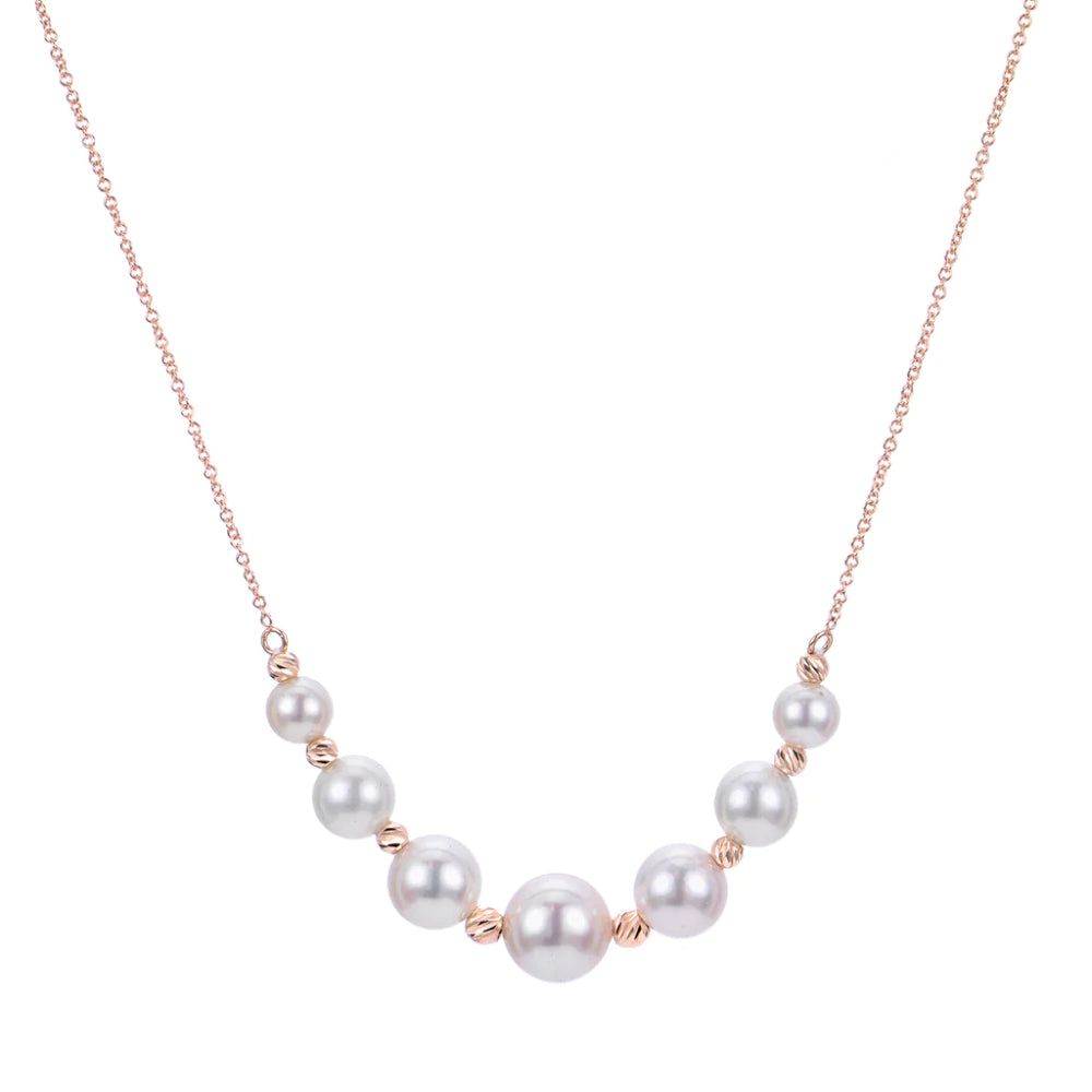 14k Akoya Pearl Brilliance Bead Necklace