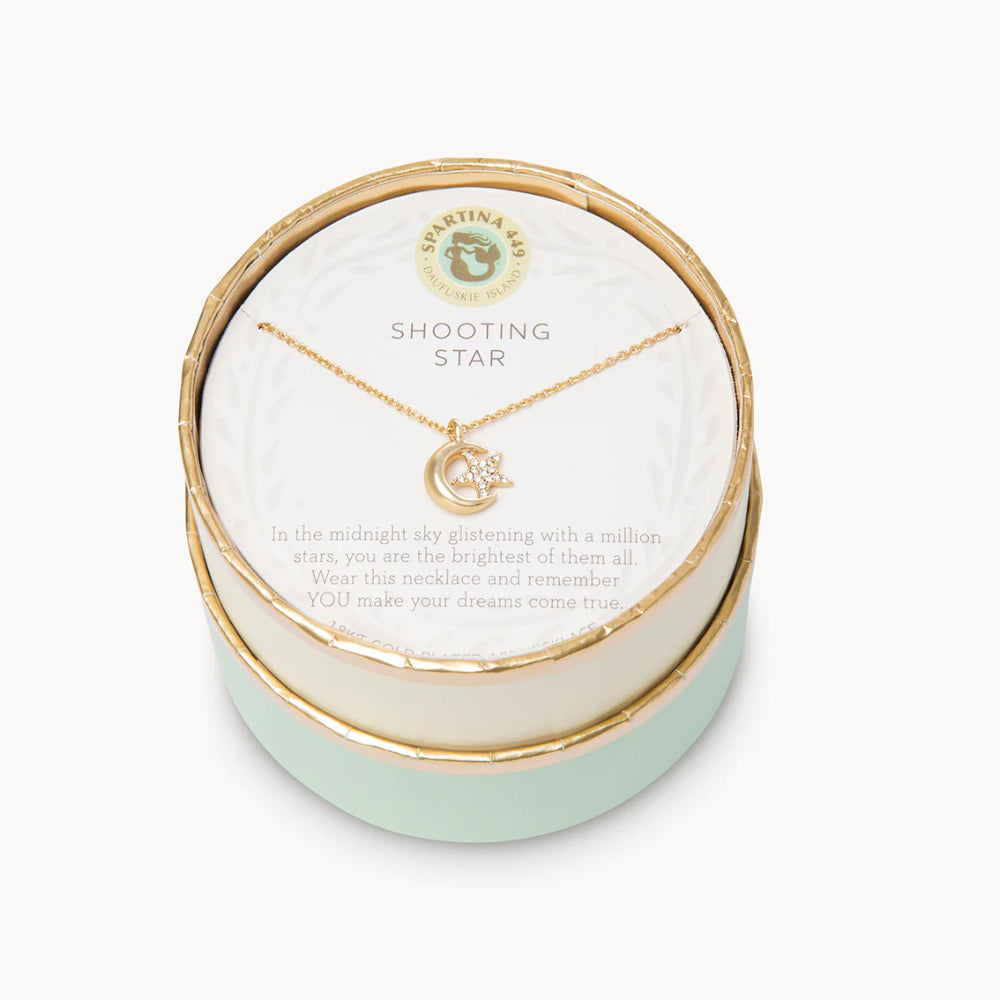 Spartina Sea La Vie 18" Necklace - Shooting Star/Moon