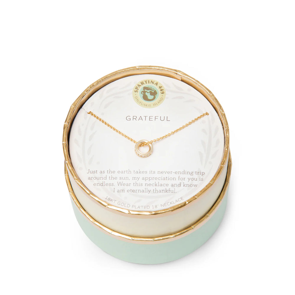 Spartina Sea La Vie Grateful Necklace
