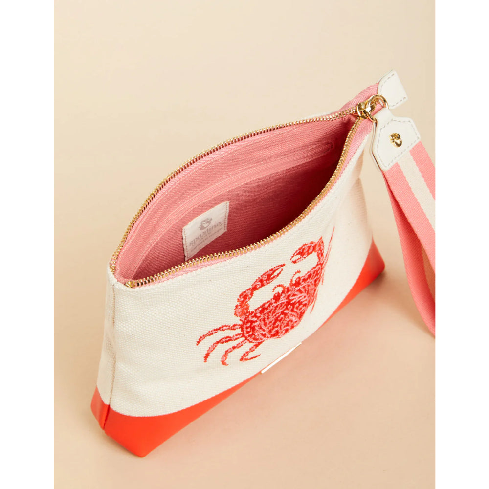 Spartina Carina Wristlet - Red Crab