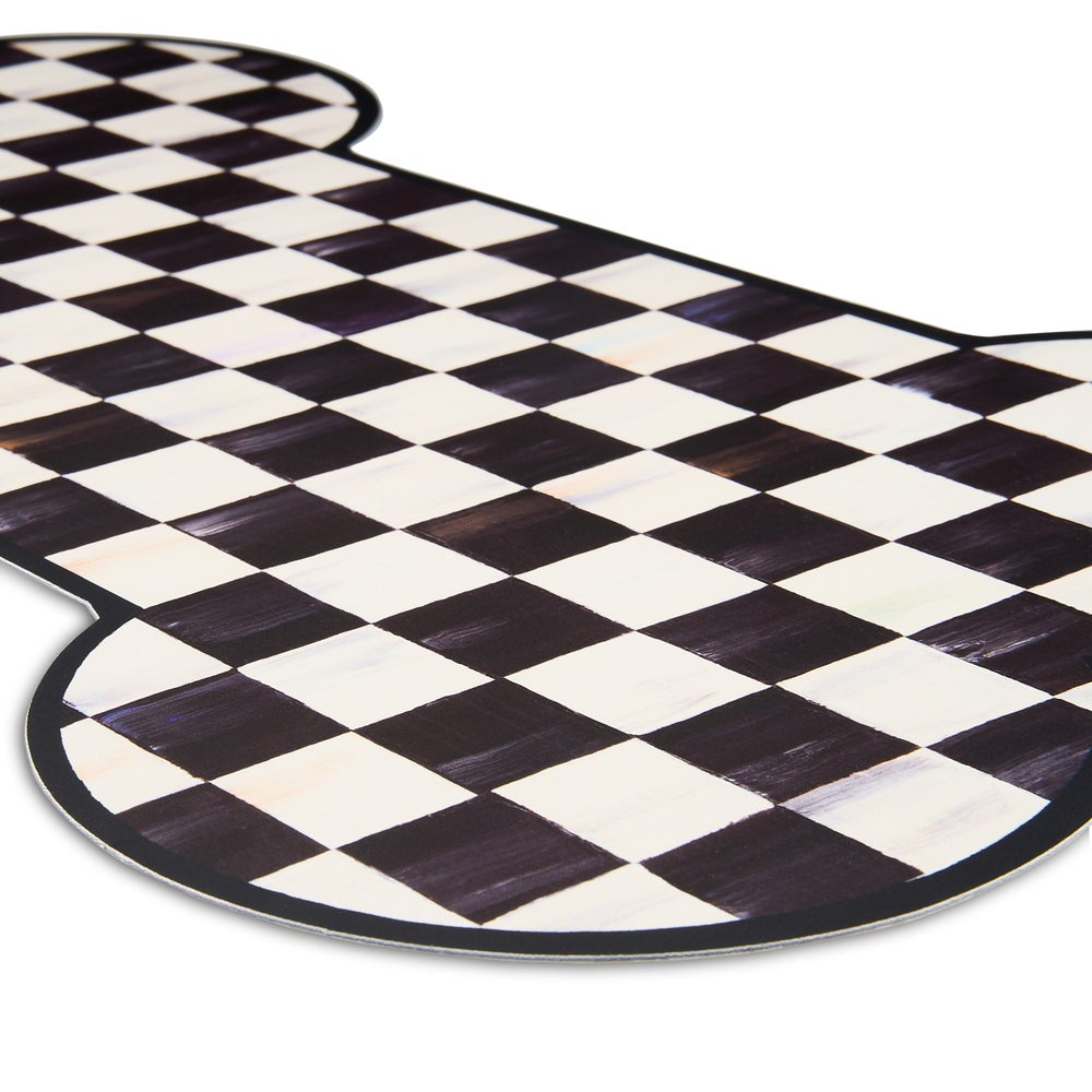 MacKenzie-Childs Bright White Courtly Check Pup Placemat