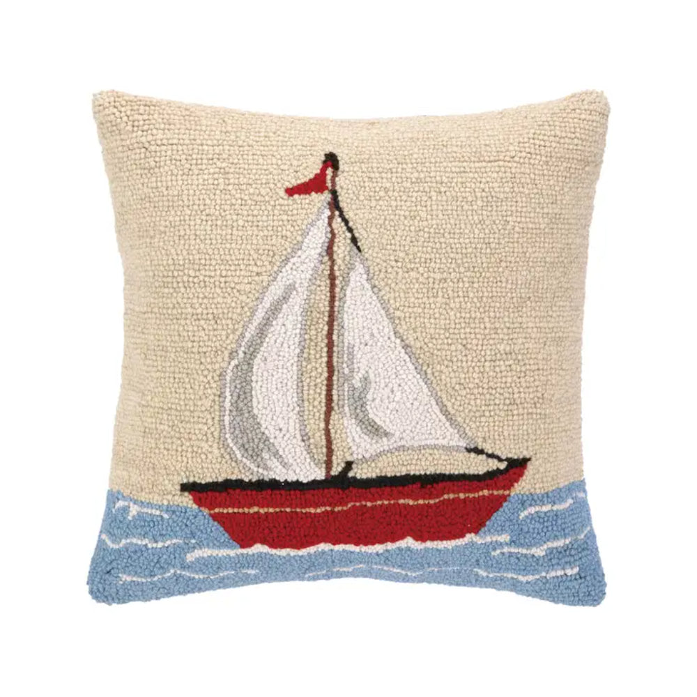 Peking Handicraft Sailboat Hook Pillow