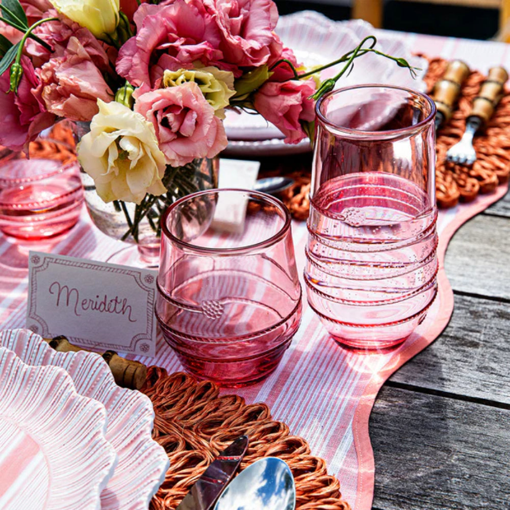 Juliska Amalia Acrylic Tumbler - Coral