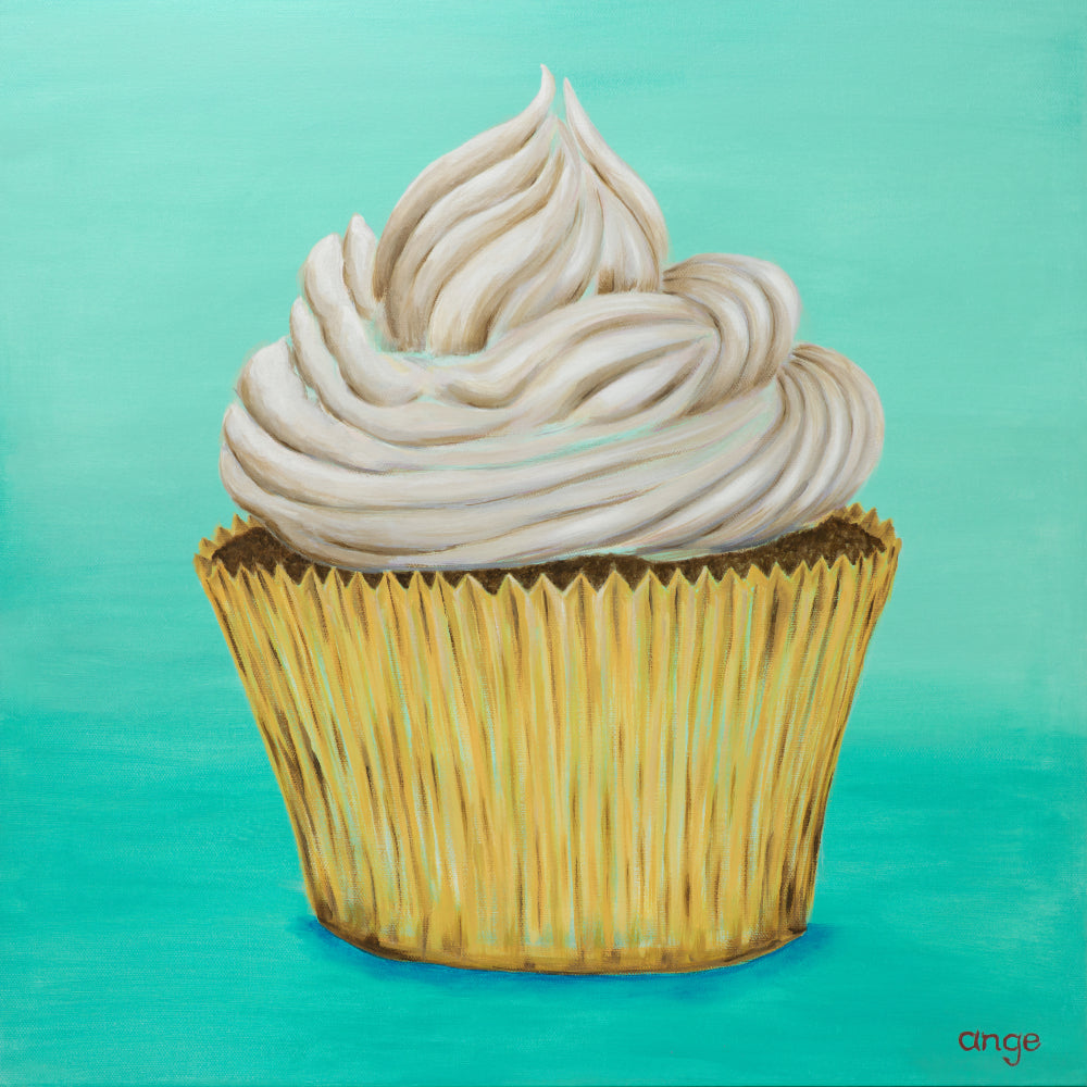 Artwork for Animals Angelica Goodwin Original Just Call Me Martha Cupcake Canvas