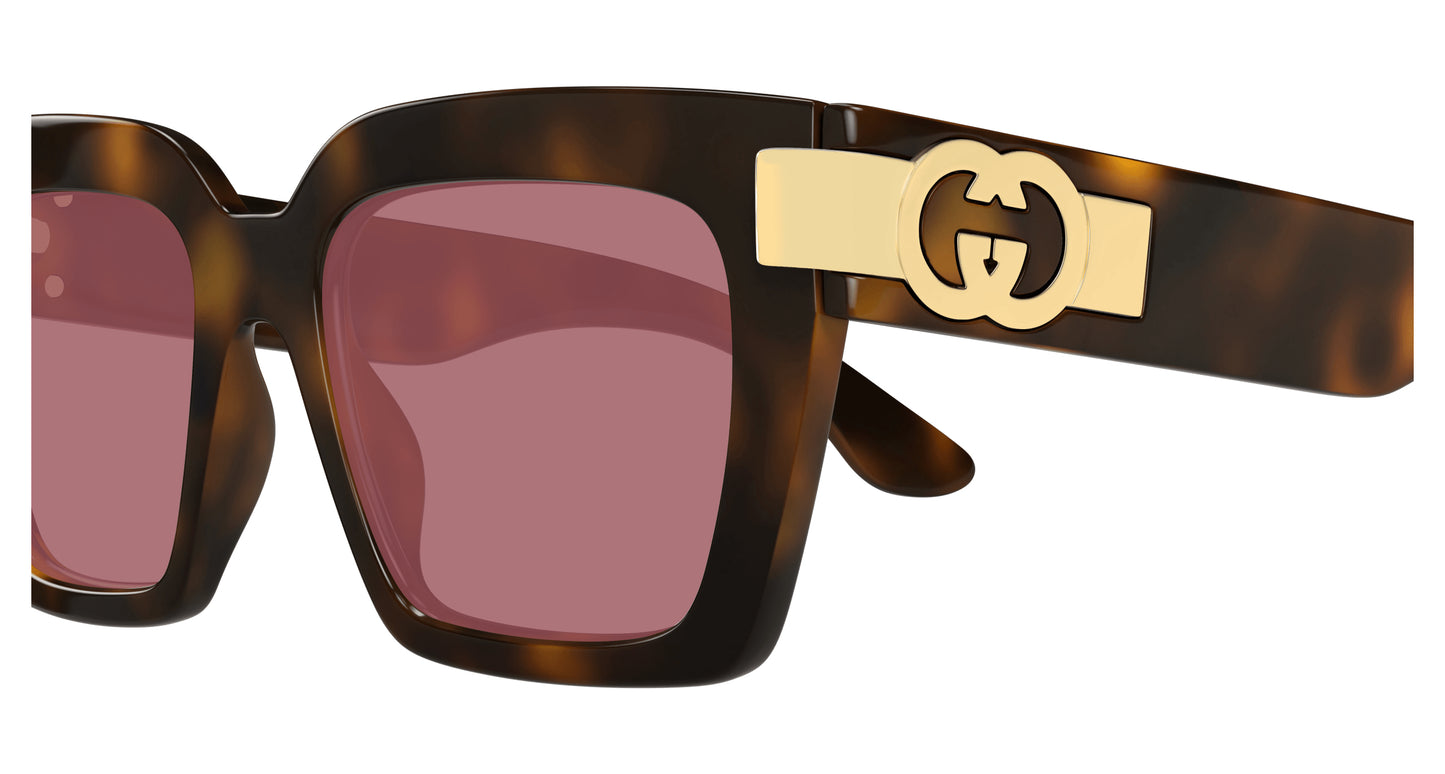 Gucci GG1689S Women's Sunglasses - Havana