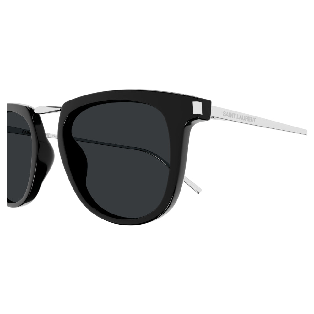 Saint Laurent SL 753 Unisex Sunglasses - Black and Silver