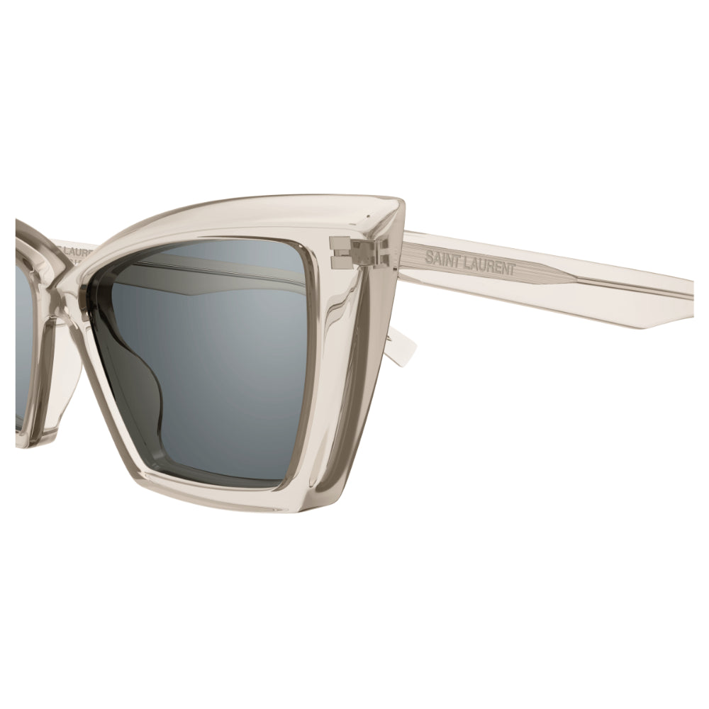 Saint Laurent SL 657 Women's Sunglasses - Beige and Silver