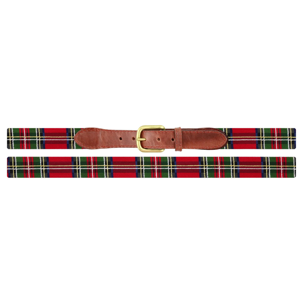 Smathers & Branson Christmas Plaid Belt