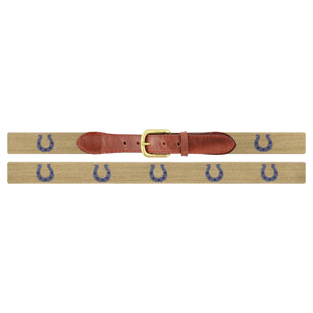 Smathers & Branson Horseshoe Belt (Dark Khaki)