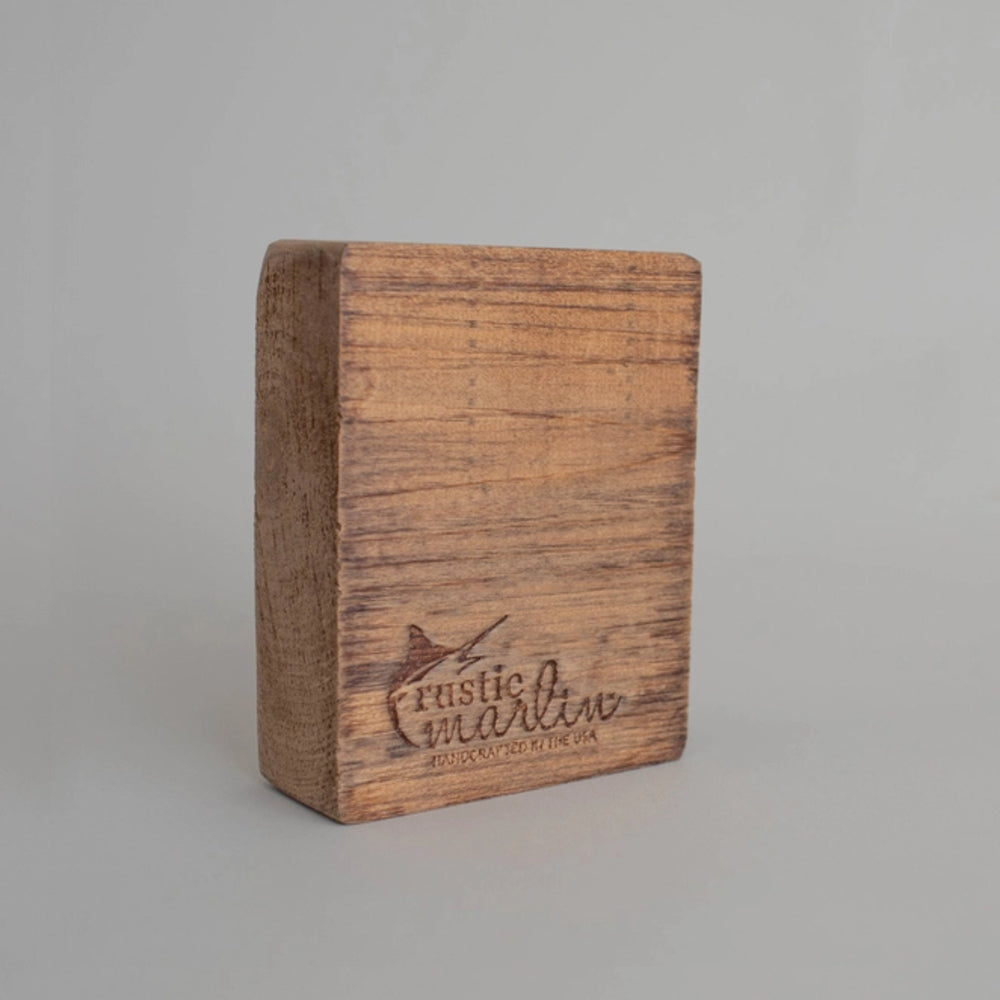 Rustic Marlin Navy Anchor Block Sign