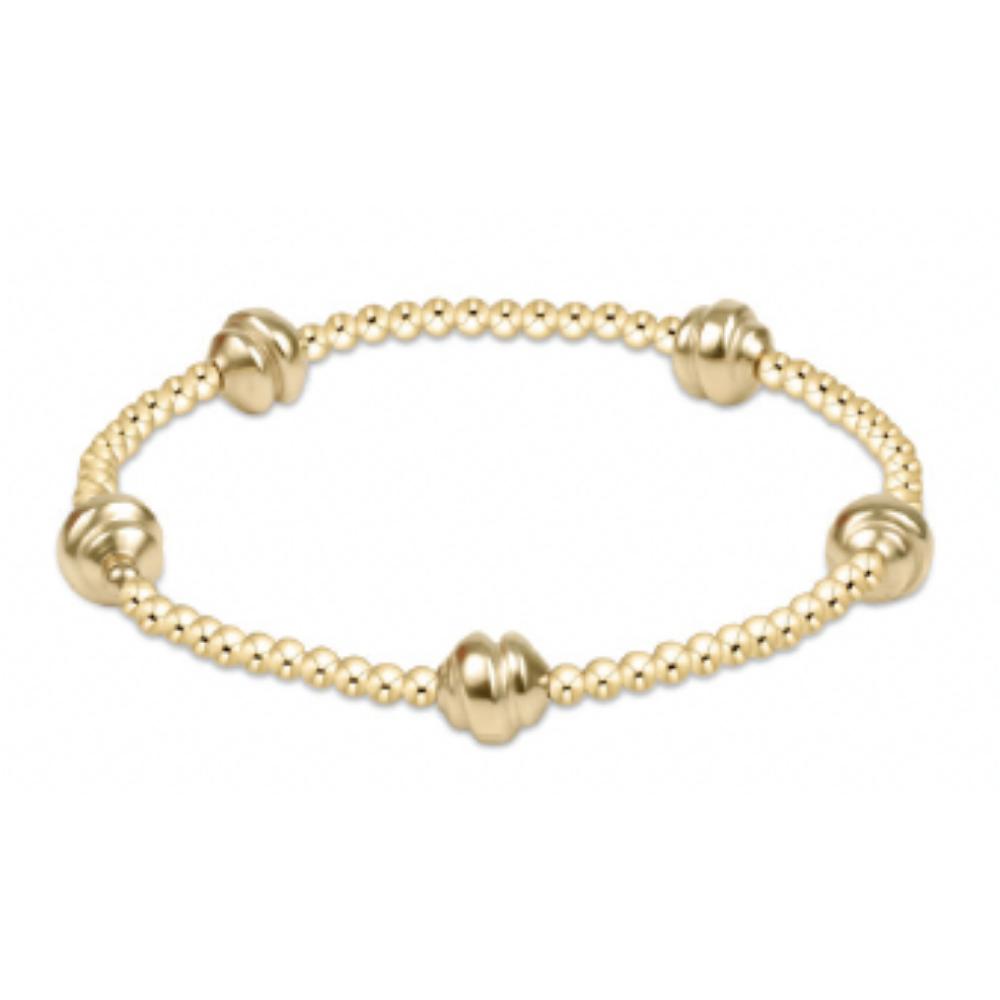 enewton 6.25" Admire Small Gold 2.5mm Gold Bracelet