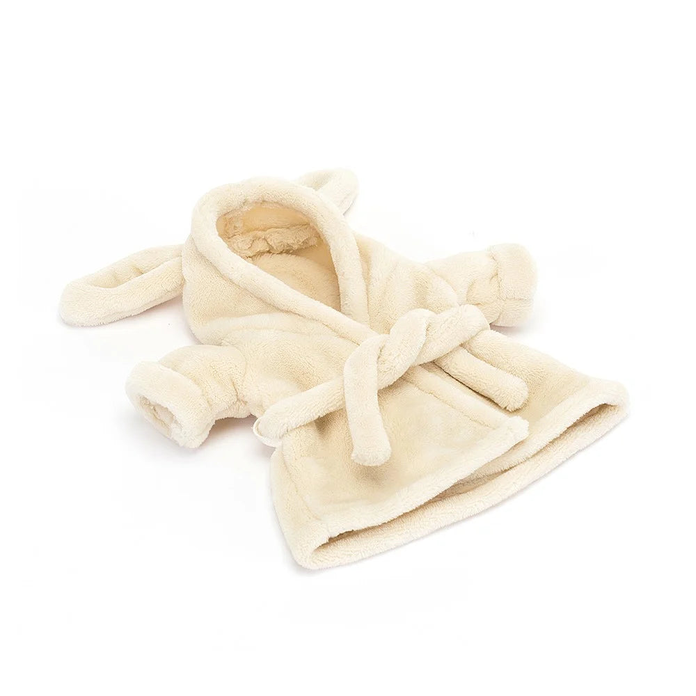 Jellycat Bartholomew Bear Bathrobe on a white backround