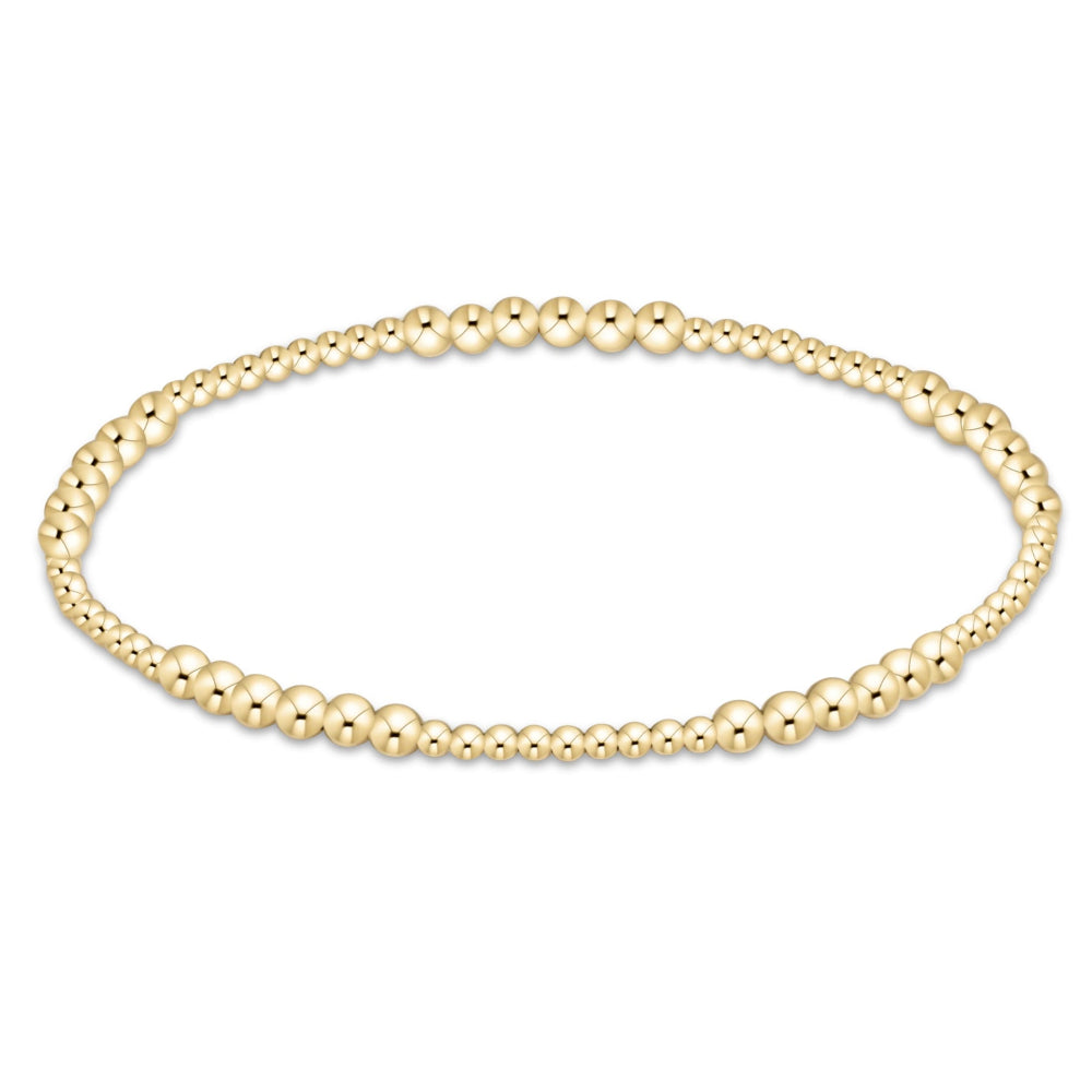 enewton 6.25" Blissful Gold 3mm Bracelet