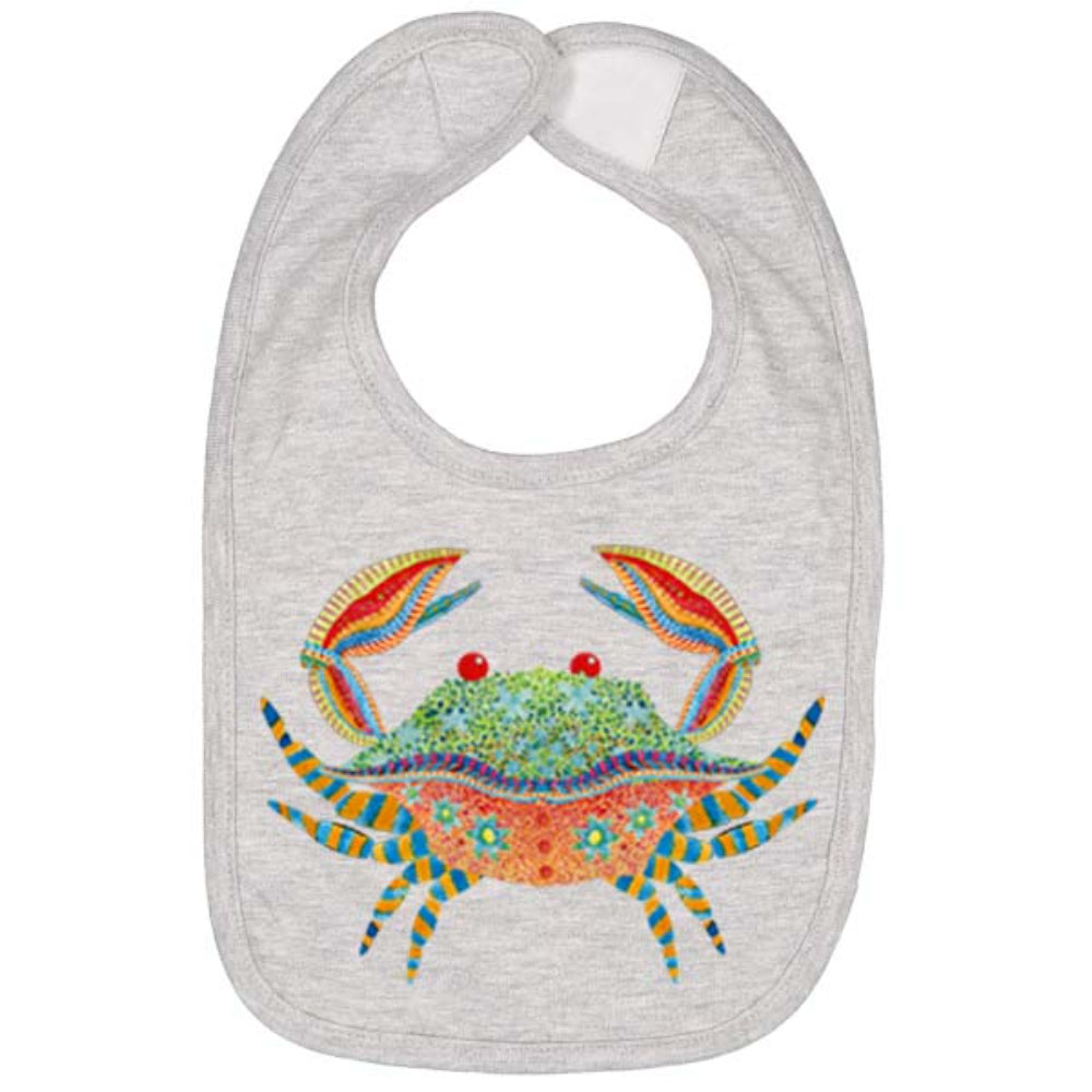 B McVan Designs Boho Crab Baby Bib