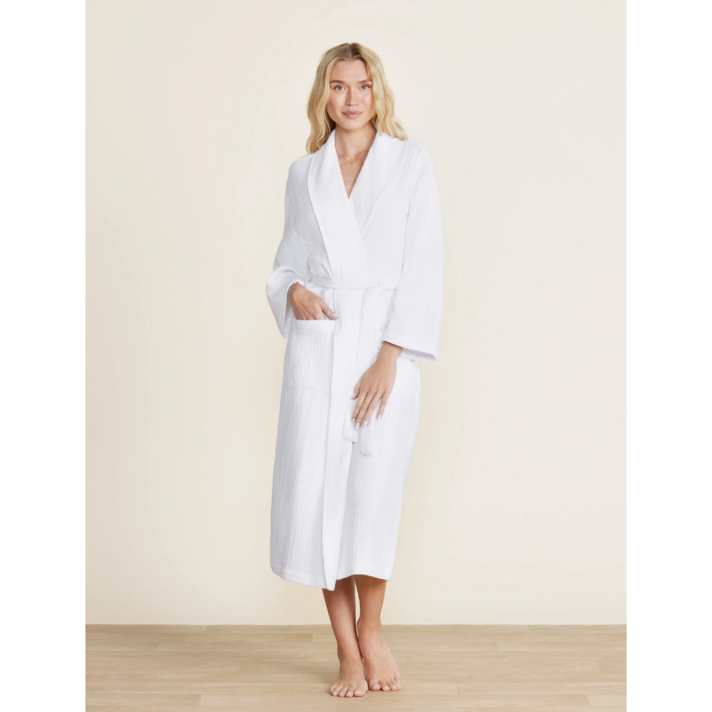 Barefoot Dreams Malibu Collection Muslin Cotton Spa Robe