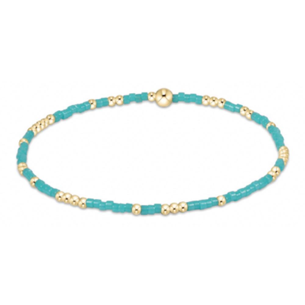 enewton 7.25" Extends Hope Unwritten Bracelet - Turquoise