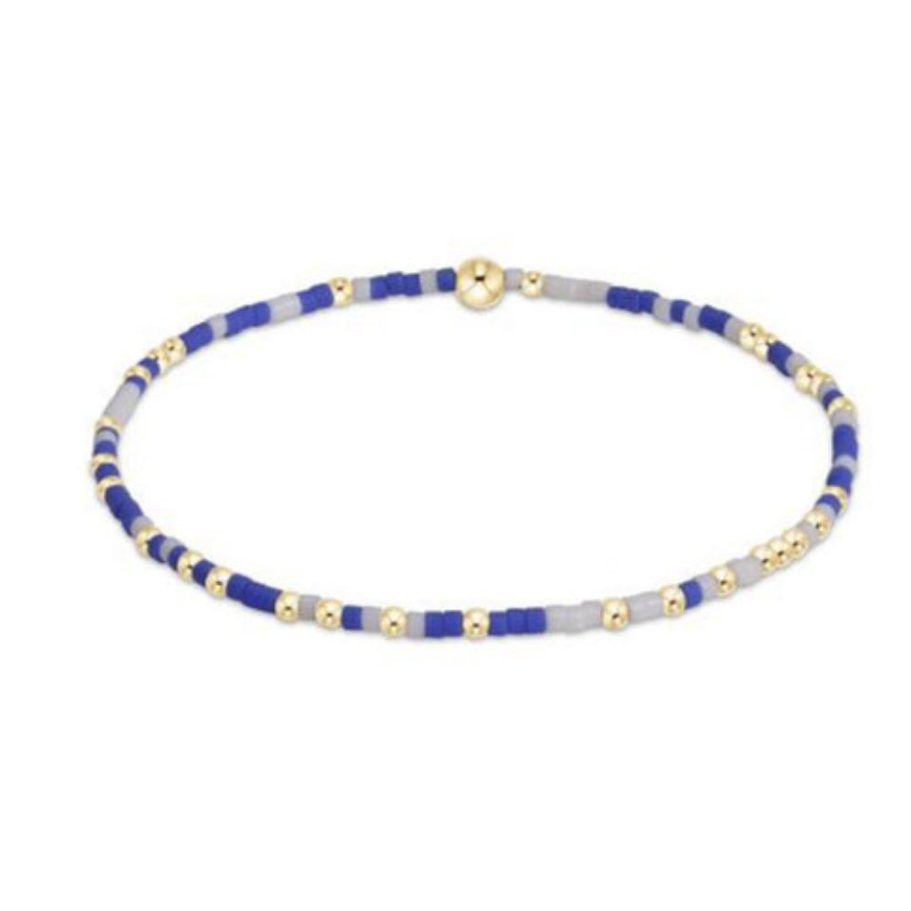 enewton 6.25" Gameday Hope Unwritten Bracelet - Blue White