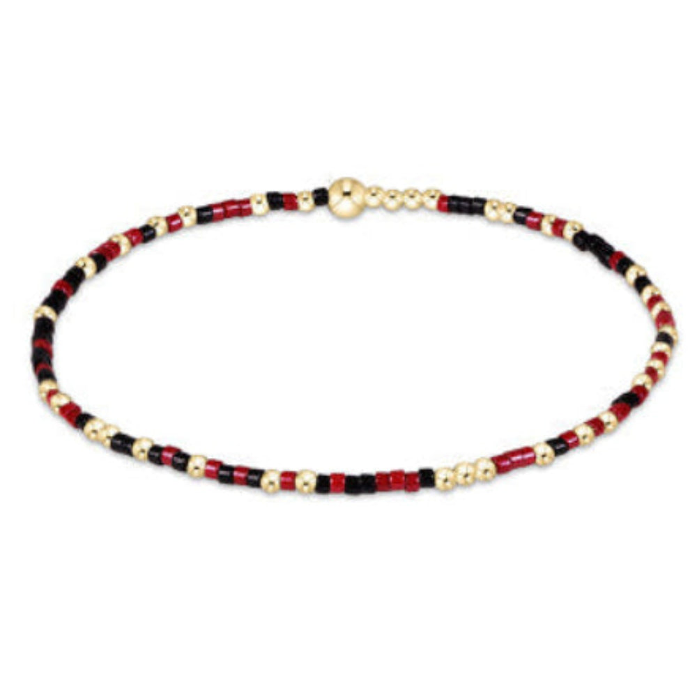 enewton 6.25" Gameday Hope Unwritten Bracelet - Maroon - Black